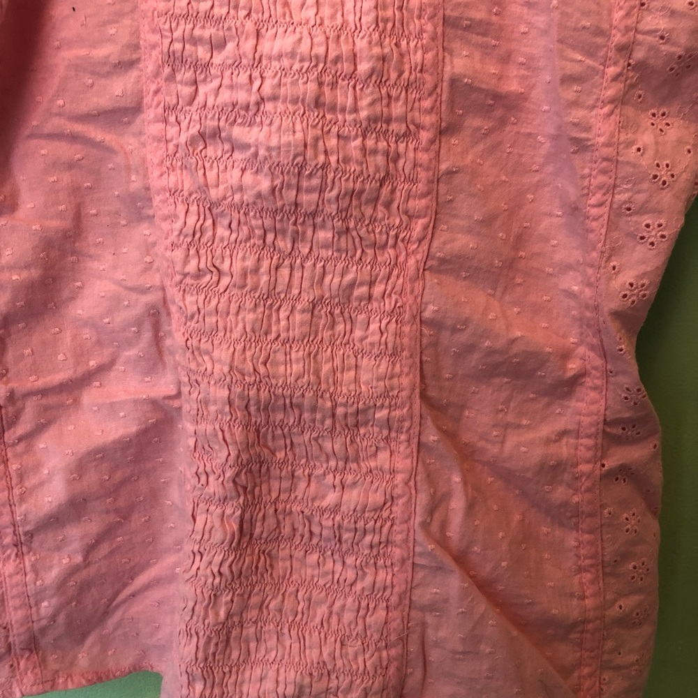 Pink Ruffle Eyelet Tank - Picture 8 of 9
